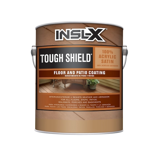 Insl-X By Benjamin Moore Insl-X Tough Sheild Satin Black Water-Based Floor and Patio Coating 1 gal CTS312099-01 - main